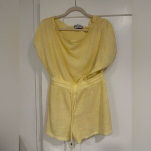 Yellow summer jumpsuit